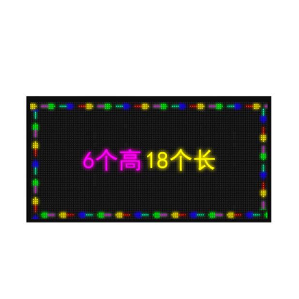 P10门头全彩全户外整屏（6*18）